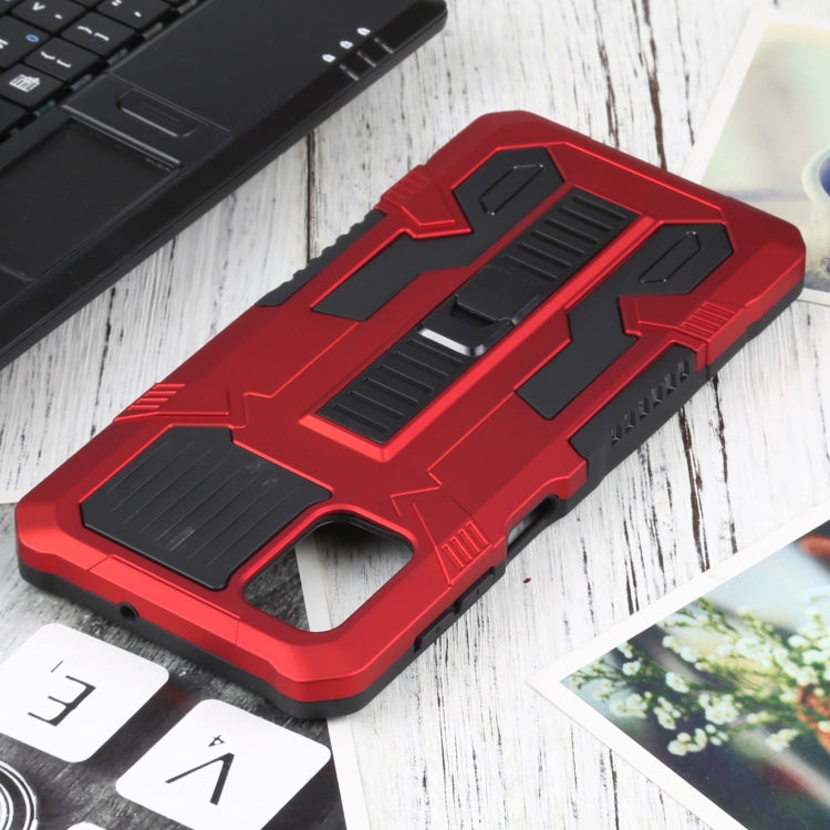 For Samsung Galaxy M51 Vanguard Warrior All Inclusive Double-color Shockproof TPU + PC Protective Case with Holder
