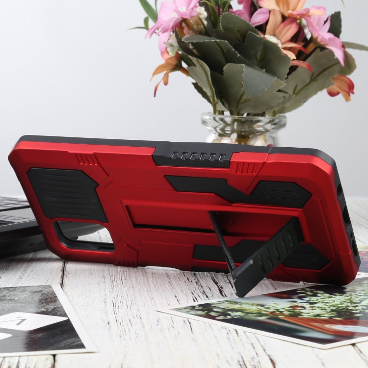 For Samsung Galaxy M51 Vanguard Warrior All Inclusive Double-color Shockproof TPU + PC Protective Case with Holder