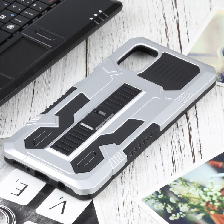 For Samsung Galaxy M51 Vanguard Warrior All Inclusive Double-color Shockproof TPU + PC Protective Case with Holder