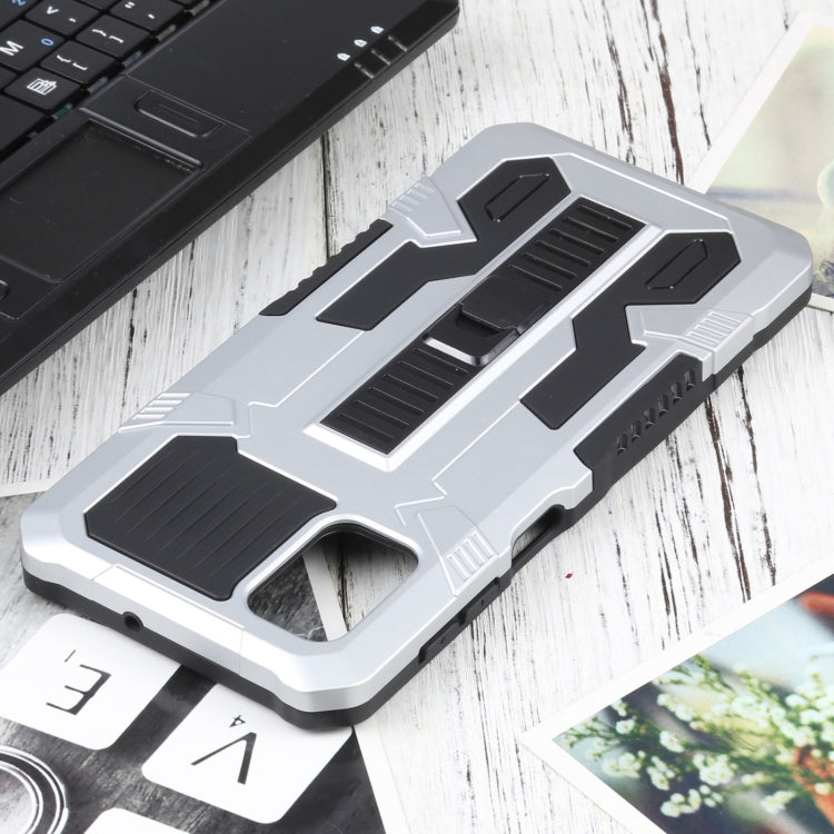 For Samsung Galaxy M51 Vanguard Warrior All Inclusive Double-color Shockproof TPU + PC Protective Case with Holder