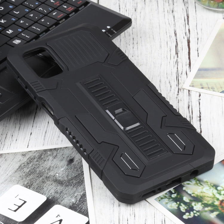 For Samsung Galaxy M51 Vanguard Warrior All Inclusive Double-color Shockproof TPU + PC Protective Case with Holder