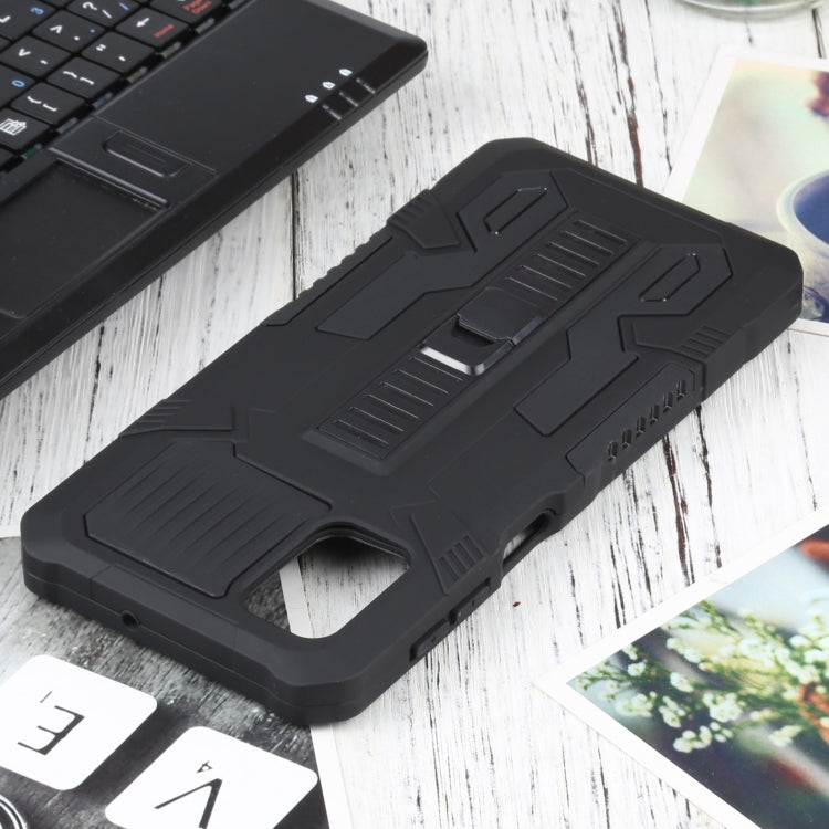 For Samsung Galaxy M51 Vanguard Warrior All Inclusive Double-color Shockproof TPU + PC Protective Case with Holder