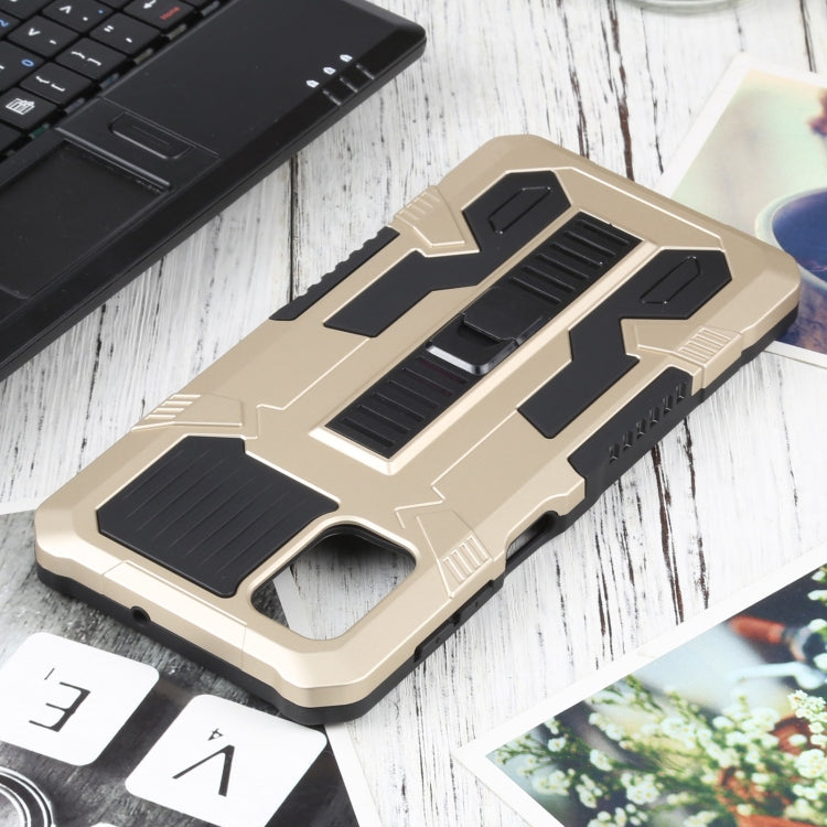 For Samsung Galaxy M51 Vanguard Warrior All Inclusive Double-color Shockproof TPU + PC Protective Case with Holder