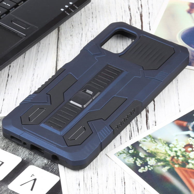 For Samsung Galaxy M51 Vanguard Warrior All Inclusive Double-color Shockproof TPU + PC Protective Case with Holder