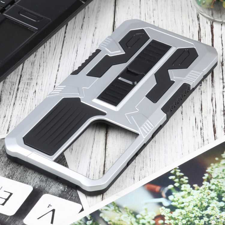 For Samsung Galaxy S21 Ultra 5G Vanguard Warrior All Inclusive Double-color Shockproof TPU + PC Protective Case with Holder