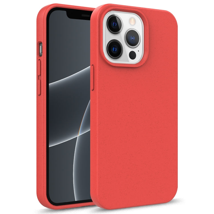 For iPhone 13 Starry Series Shockproof Straw Material + TPU Protective Case