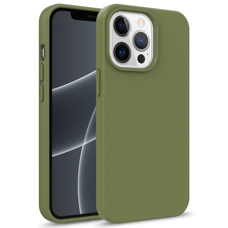 For iPhone 13 Starry Series Shockproof Straw Material + TPU Protective Case