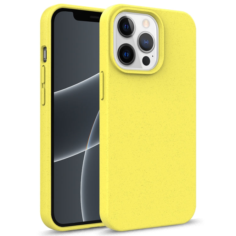For iPhone 13 Starry Series Shockproof Straw Material + TPU Protective Case