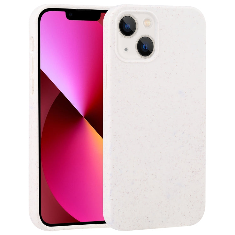 For iPhone 13 Starry Series Shockproof Straw Material + TPU Protective Case