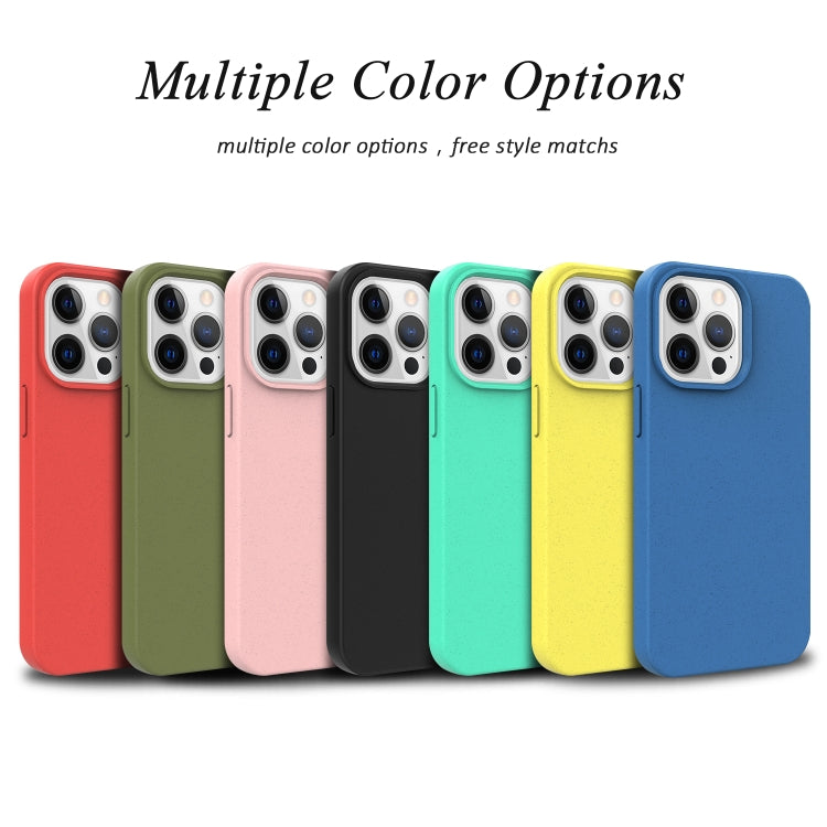 For iPhone 13 Starry Series Shockproof Straw Material + TPU Protective Case