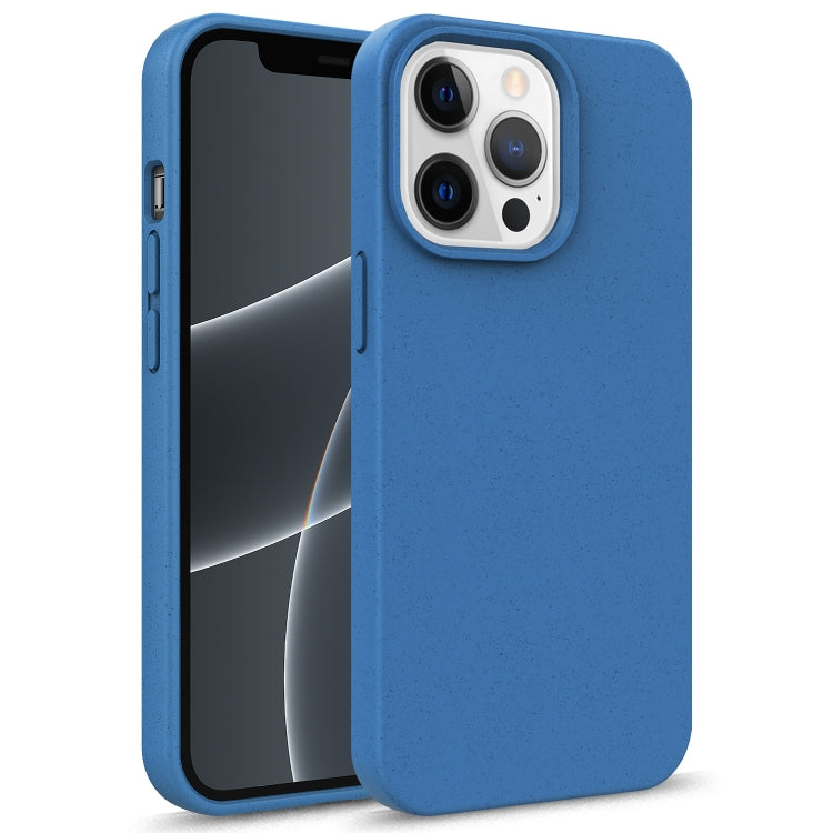 For iPhone 13 Pro Max Starry Series Shockproof Straw Material + TPU Protective Case