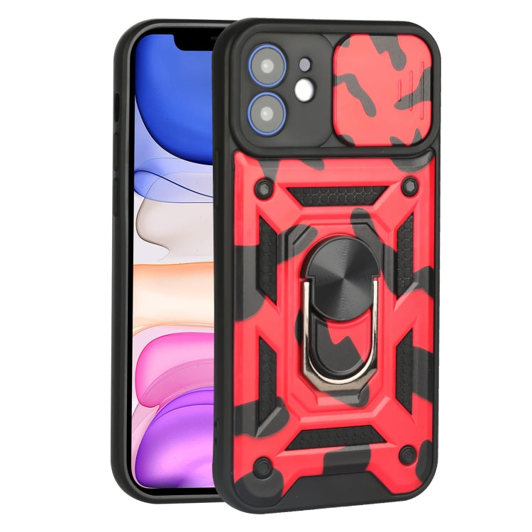 For iPhone 11 Sliding Camera Cover Design Camouflage Series TPU+PC Protective Case