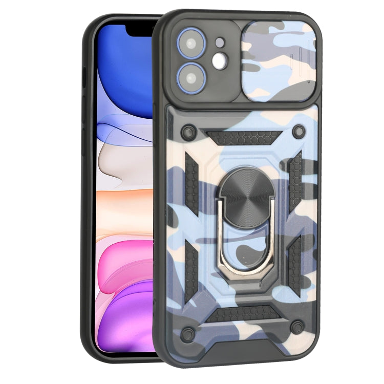 For iPhone 11 Sliding Camera Cover Design Camouflage Series TPU+PC Protective Case