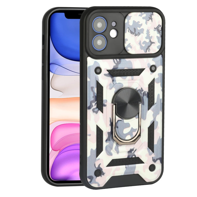 For iPhone 11 Sliding Camera Cover Design Camouflage Series TPU+PC Protective Case