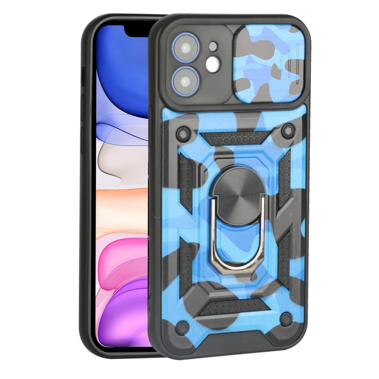 For iPhone 11 Sliding Camera Cover Design Camouflage Series TPU+PC Protective Case
