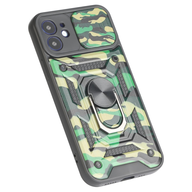 For iPhone 12 Pro Max Sliding Camera Cover Design Camouflage Series TPU+PC Protective Case