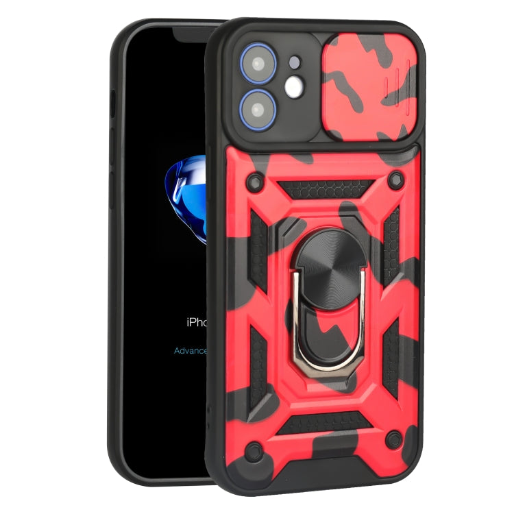 For iPhone 12 Pro Sliding Camera Cover Design Camouflage Series TPU+PC Protective Case