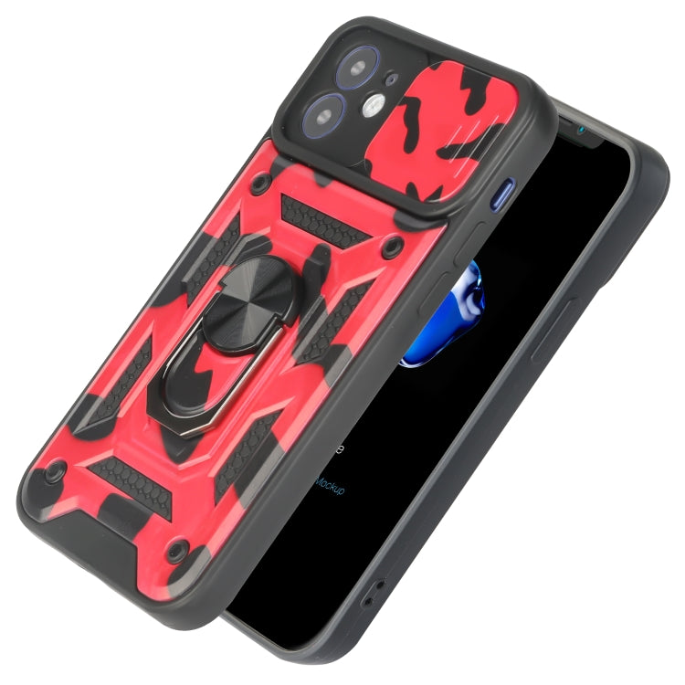 For iPhone 12 Pro Sliding Camera Cover Design Camouflage Series TPU+PC Protective Case