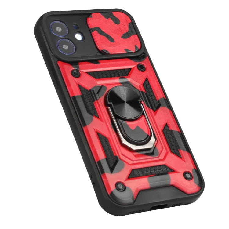 For iPhone 12 Sliding Camera Cover Design Camouflage Series TPU+PC Protective Case