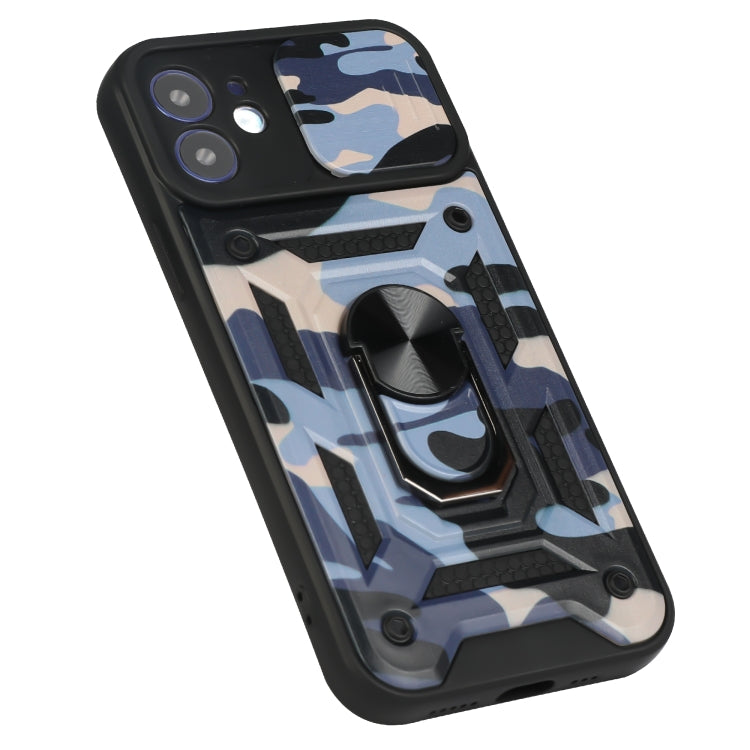 For iPhone 12 Sliding Camera Cover Design Camouflage Series TPU+PC Protective Case