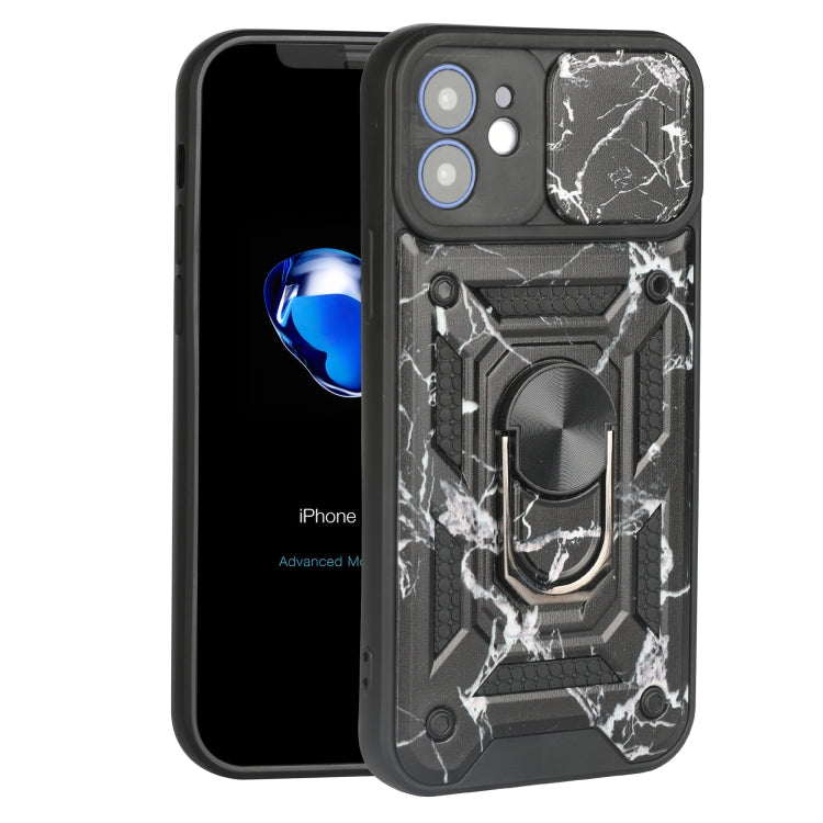 For iPhone 12 Sliding Camera Cover Design Camouflage Series TPU+PC Protective Case