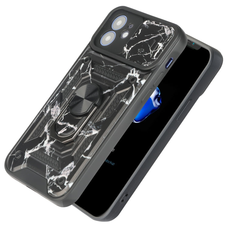 For iPhone 12 Sliding Camera Cover Design Camouflage Series TPU+PC Protective Case