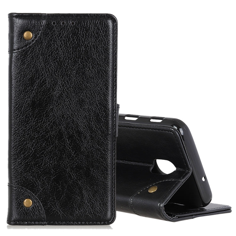 For Nokia 2.3 Copper Buckle Nappa Texture Horizontal Flip Leather Case with Holder & Card Slots & Wallet