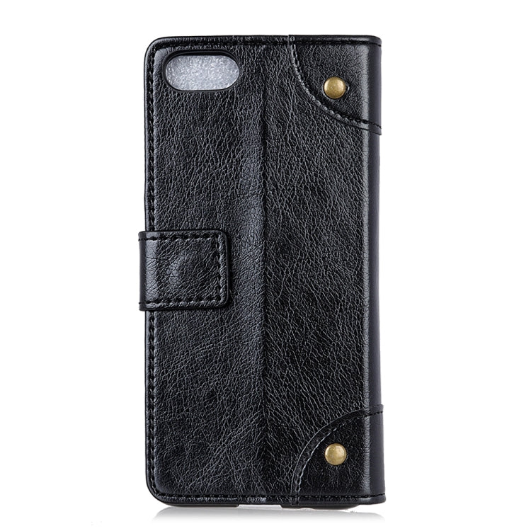 For Alcatel 1V (2019) Copper Buckle Nappa Texture Horizontal Flip Leather Case with Holder & Card Slots & Wallet