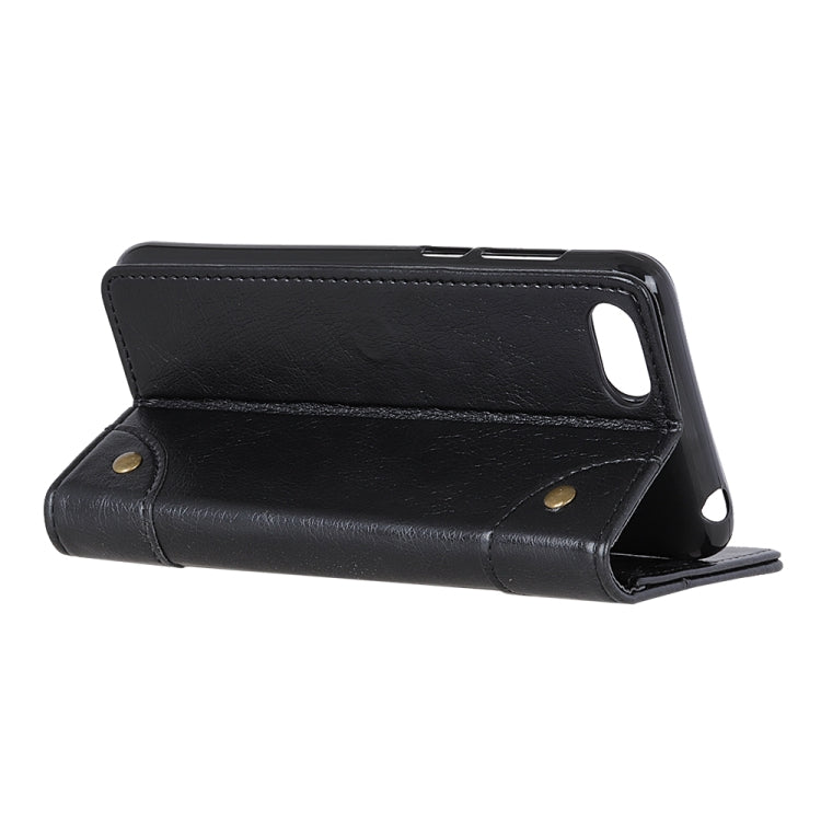 For Alcatel 1V (2019) Copper Buckle Nappa Texture Horizontal Flip Leather Case with Holder & Card Slots & Wallet