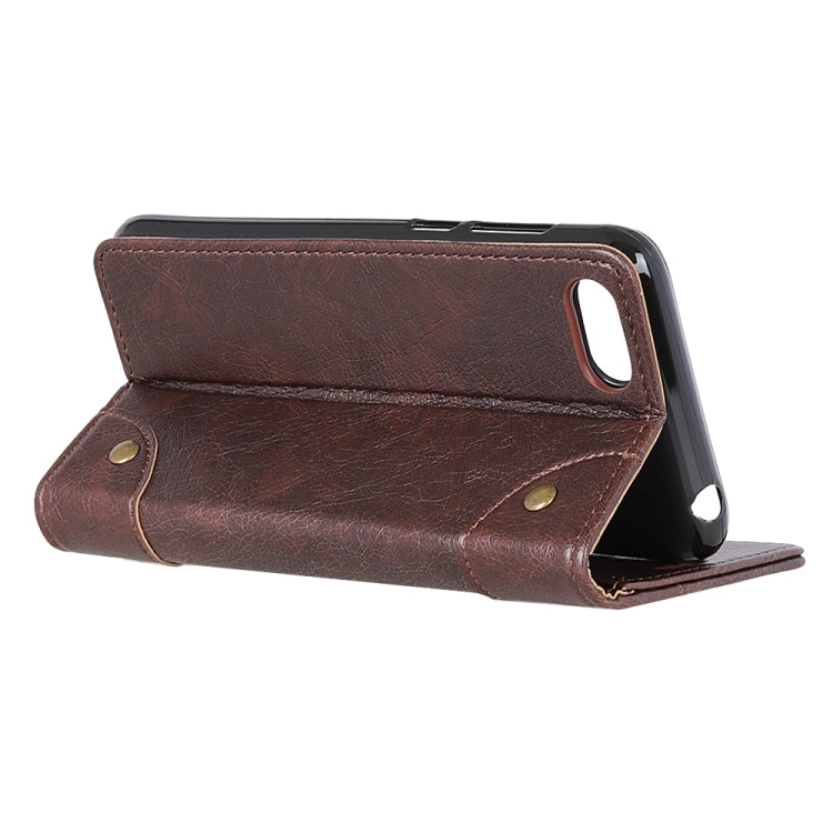 For Alcatel 1V (2019) Copper Buckle Nappa Texture Horizontal Flip Leather Case with Holder & Card Slots & Wallet