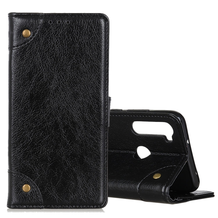 For Xiaomi Redmi Note 8T Copper Buckle Nappa Texture Horizontal Flip Leather Case with Holder & Card Slots & Wallet