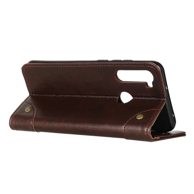 For Xiaomi Redmi Note 8T Copper Buckle Nappa Texture Horizontal Flip Leather Case with Holder & Card Slots & Wallet