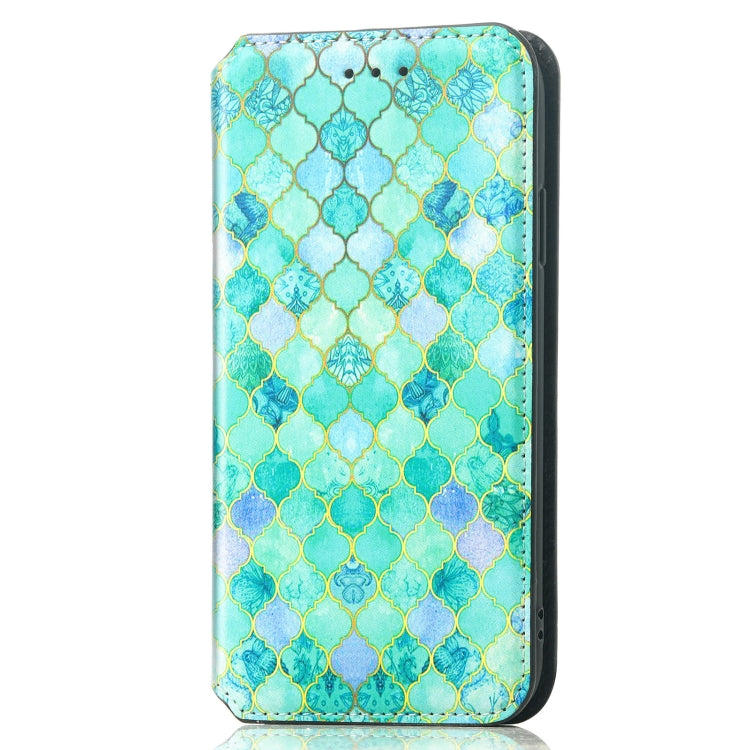 For Samsung Galaxy A52 5G Colorful Magnetic Horizontal Flip PU Leather Case with Holder & Card Slot & Wallet