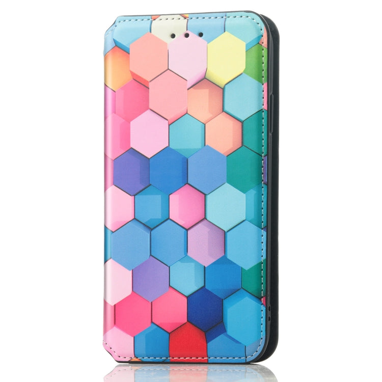 For Samsung Galaxy A52 5G Colorful Magnetic Horizontal Flip PU Leather Case with Holder & Card Slot & Wallet