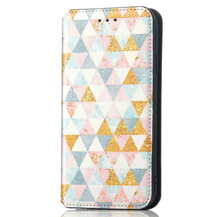 For Samsung Galaxy A72 5G Colorful Magnetic Horizontal Flip PU Leather Case with Holder & Card Slot & Wallet