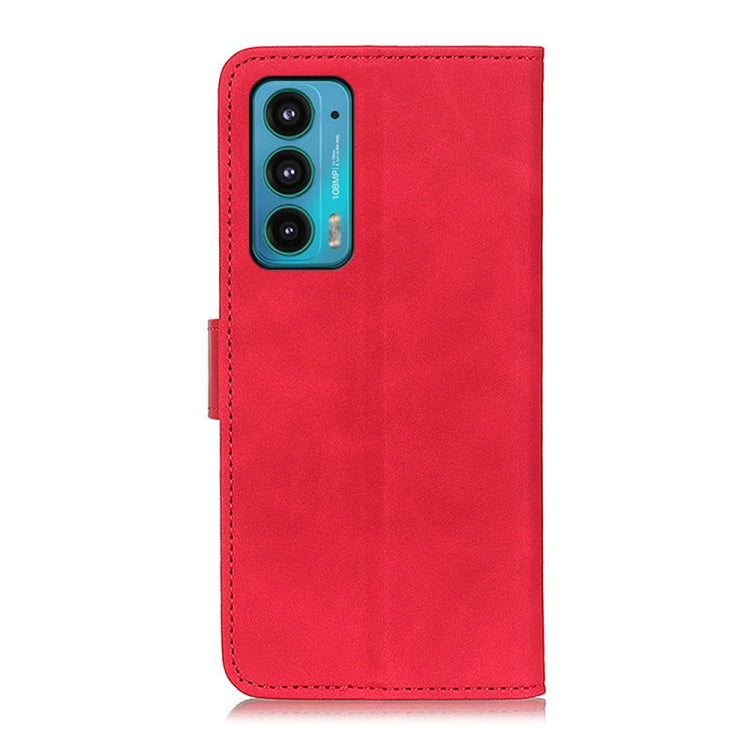 For Motorola Edge 20 KHAZNEH Retro Texture PU + TPU Horizontal Flip Leather Case with Holder & Card Slots & Wallet