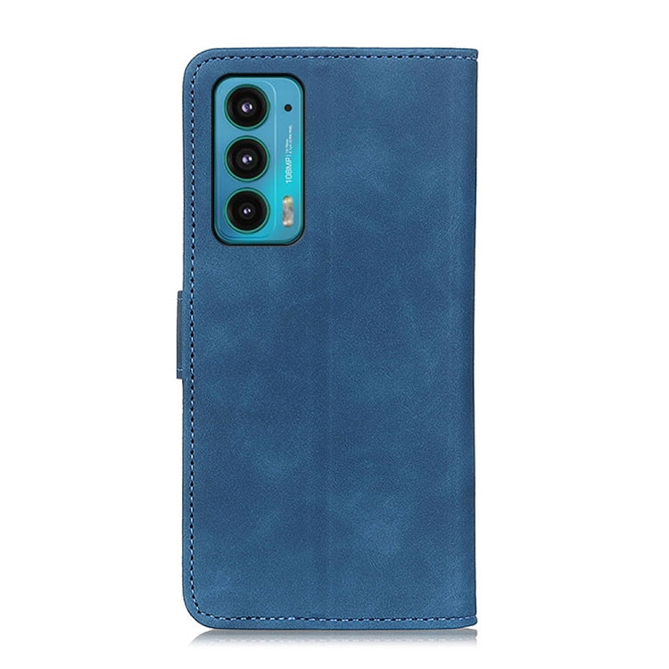 For Motorola Edge 20 KHAZNEH Retro Texture PU + TPU Horizontal Flip Leather Case with Holder & Card Slots & Wallet