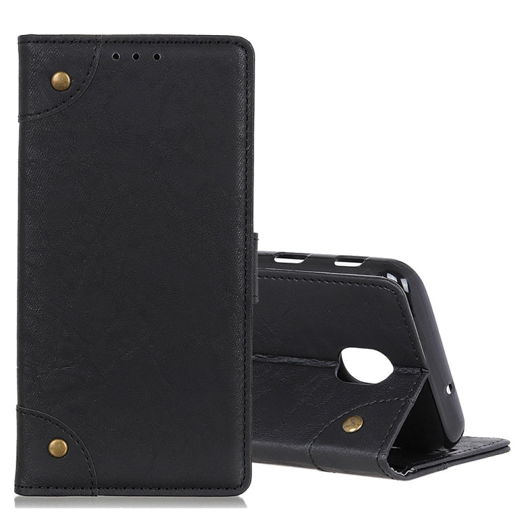 For Nokia 2.3 Copper Buckle Retro Crazy Horse Texture Horizontal Flip Leather Case with Holder & Card Slots & Wallet