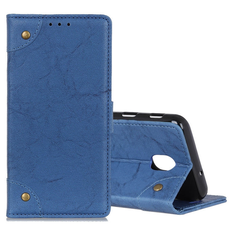 For Nokia 2.3 Copper Buckle Retro Crazy Horse Texture Horizontal Flip Leather Case with Holder & Card Slots & Wallet
