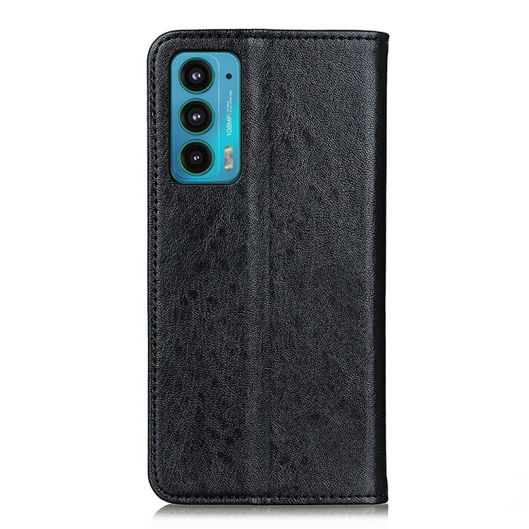For Motorola Edge 20 Magnetic Crazy Horse Texture Horizontal Flip Leather Case with Holder & Card Slots & Wallet