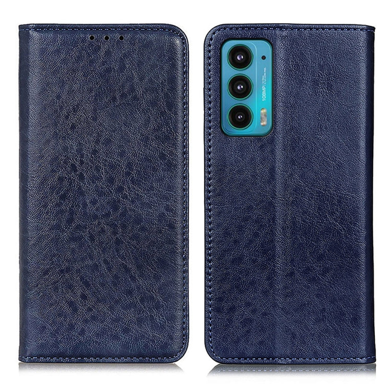 For Motorola Edge 20 Magnetic Crazy Horse Texture Horizontal Flip Leather Case with Holder & Card Slots & Wallet