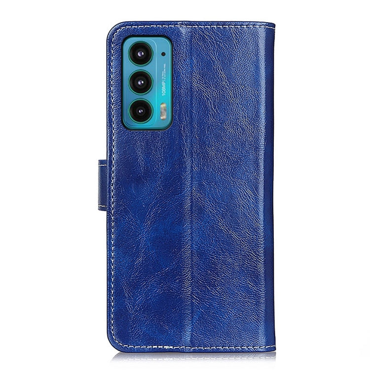 For Motorola Edge 20 Retro Crazy Horse Texture Horizontal Flip Leather Case with Holder & Card Slots & Photo Frame & Wallet
