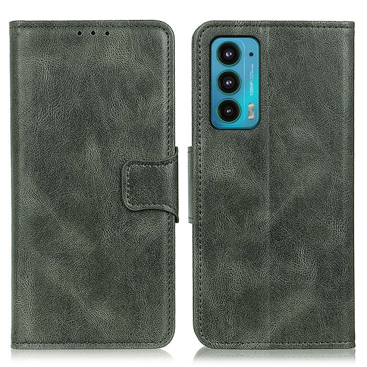 For Motorola Edge 20 Mirren Crazy Horse Texture Horizontal Flip Leather Case with Holder & Card Slots & Wallet
