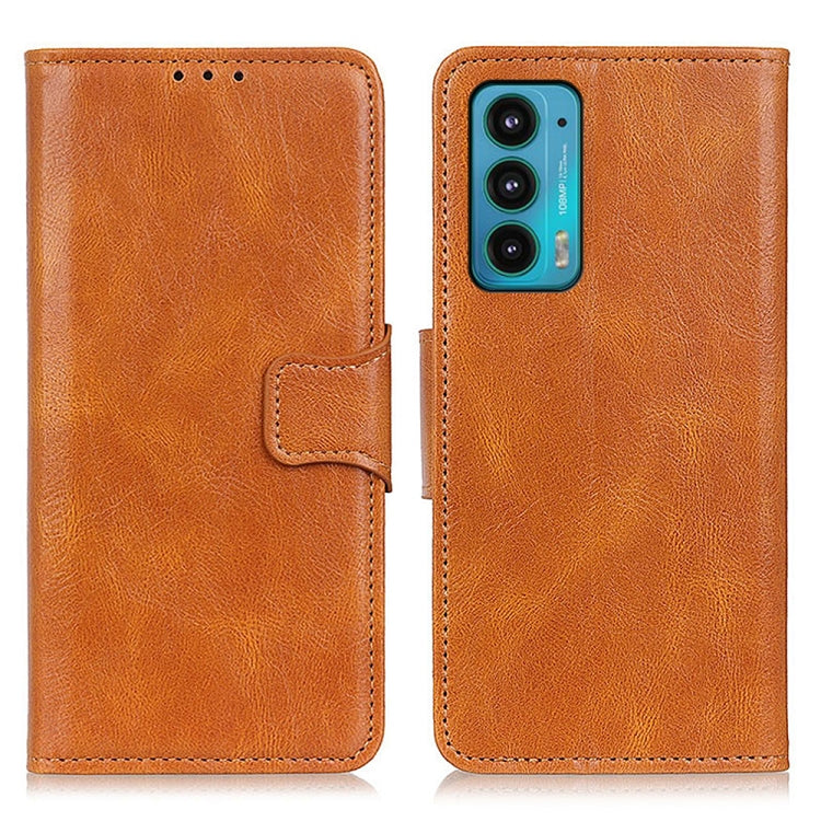 For Motorola Edge 20 Mirren Crazy Horse Texture Horizontal Flip Leather Case with Holder & Card Slots & Wallet