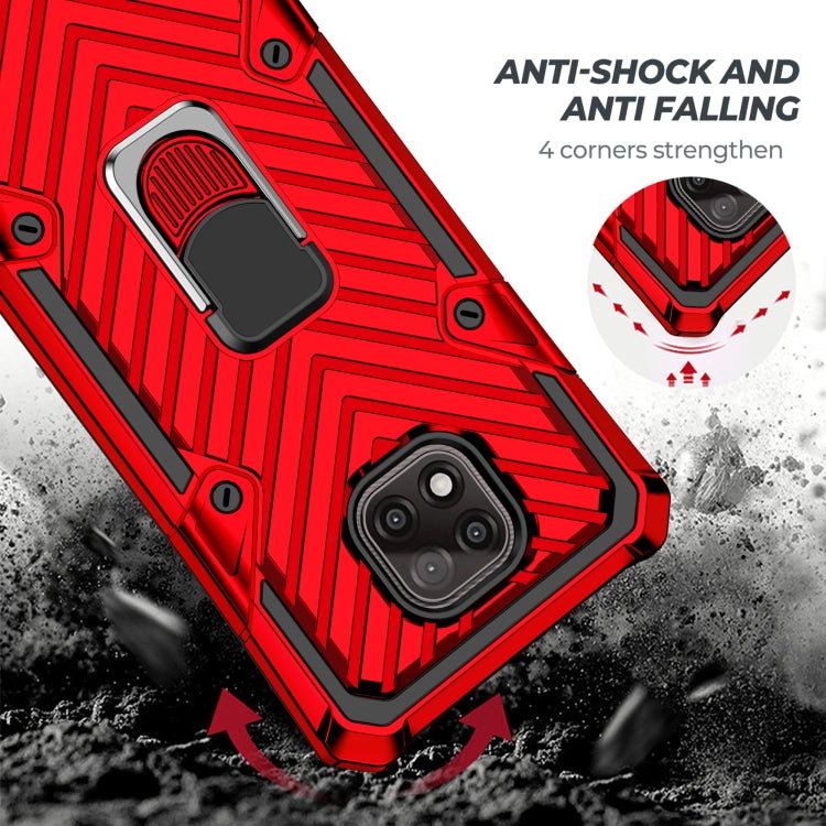 For Motorola Moto G Power 2021 Cool Armor PC + TPU Shockproof Case with 360 Degree Rotation Ring Holder