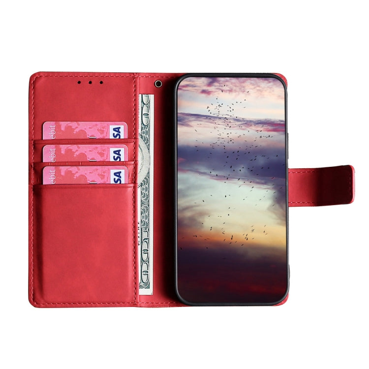 For OPPO R17 Skin Feel Crocodile Texture Magnetic Clasp Horizontal Flip PU Leather Case with Holder & Card Slots & Wallet