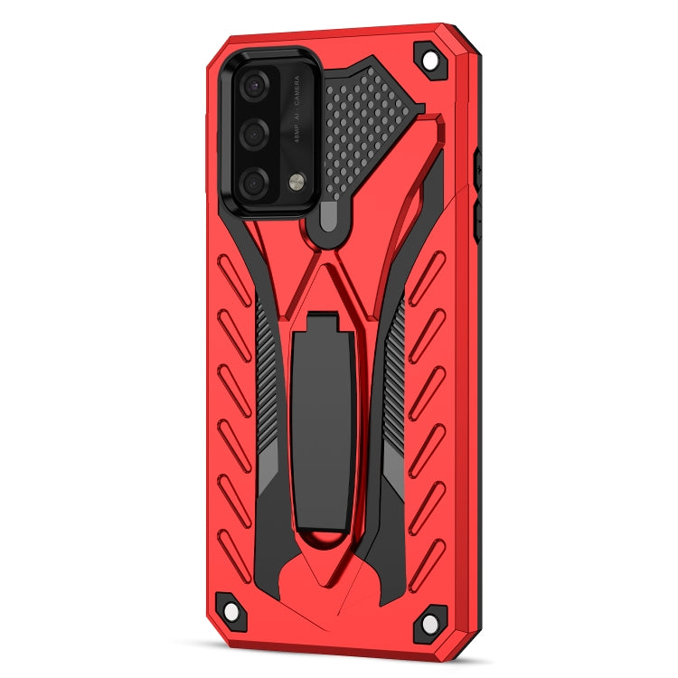 For OPPO A74 4G Shockproof TPU + PC Protective Case with Holder