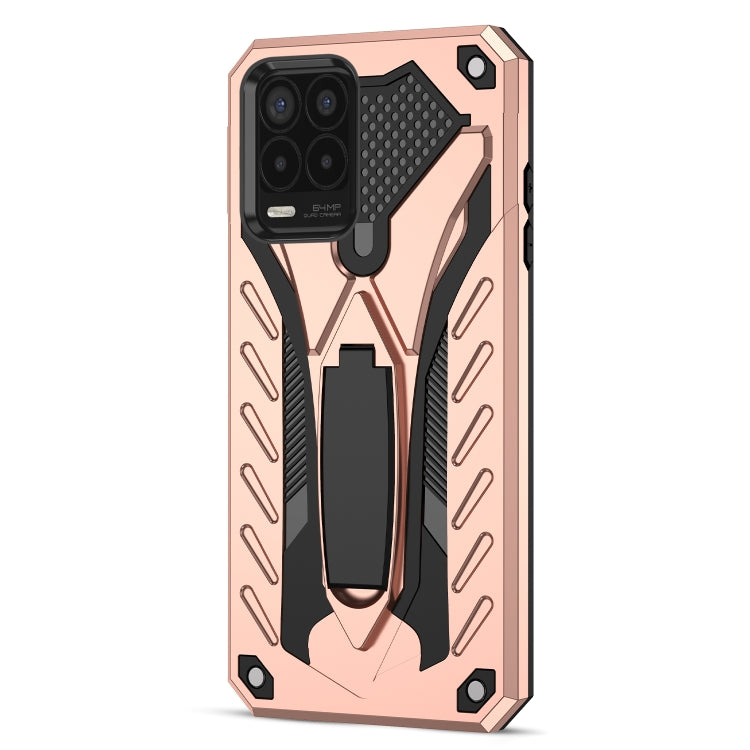 For OPPO Realme 8 5G Shockproof TPU + PC Protective Case with Holder