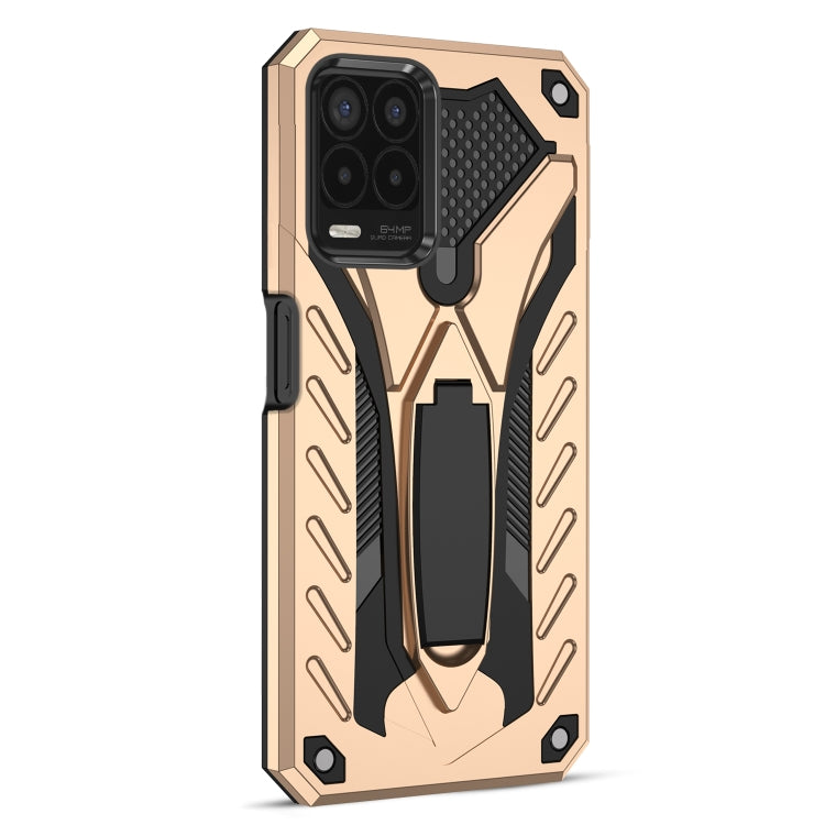 For OPPO Realme 8 5G Shockproof TPU + PC Protective Case with Holder
