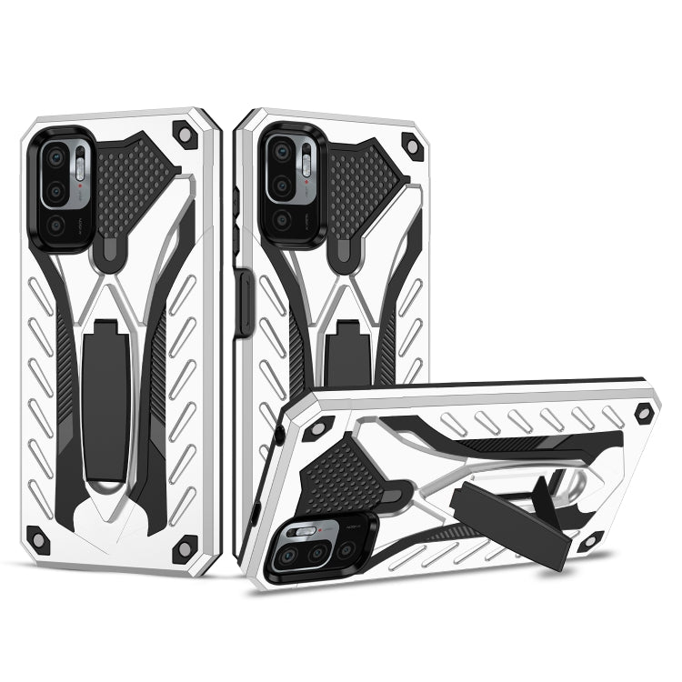 For Xiaomi Redmi Note 10 5G / Poco M3 Pro 5G Shockproof TPU + PC Protective Case with Holder